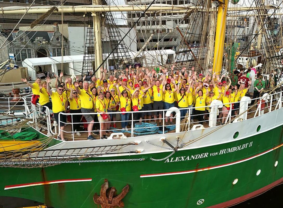 SPE board members volunteering at Tall Ships 2025