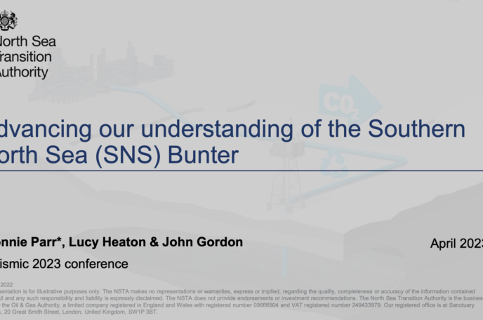 Advancing our understanding of the Southern North Sea (SNS) Bunter