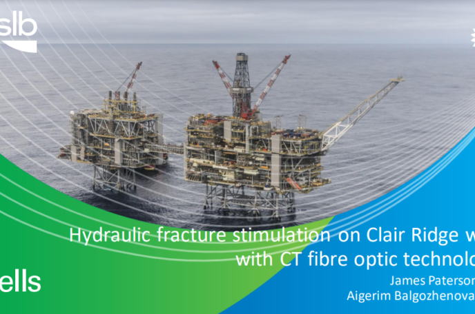 Hydraulic fracture stimulation on Clair Ridge well with CT fibre optic technology