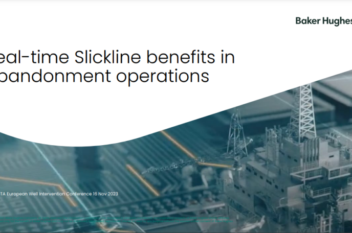 Real-time Slickline benefits in abandonment operations