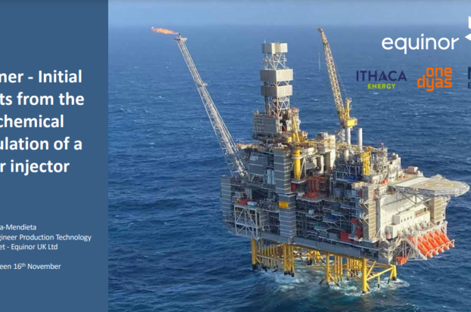 Mariner - Initial results from the first chemical stimulation of a water injector well.