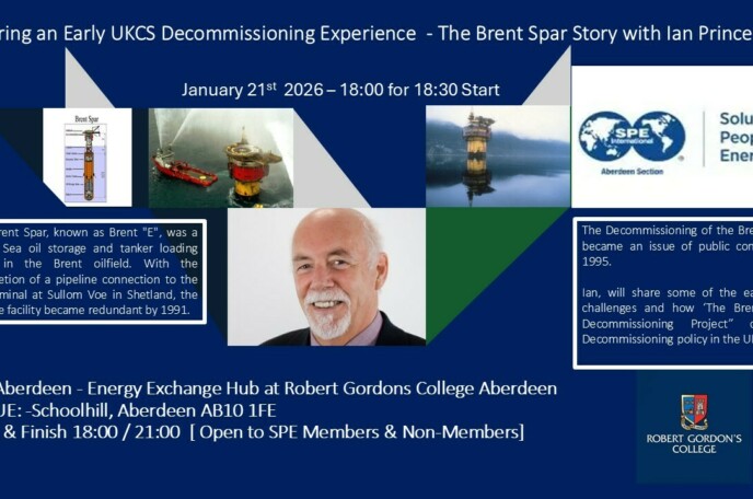 Sharing an early decommissioning experience - The Brent Spar story with Ian Prince