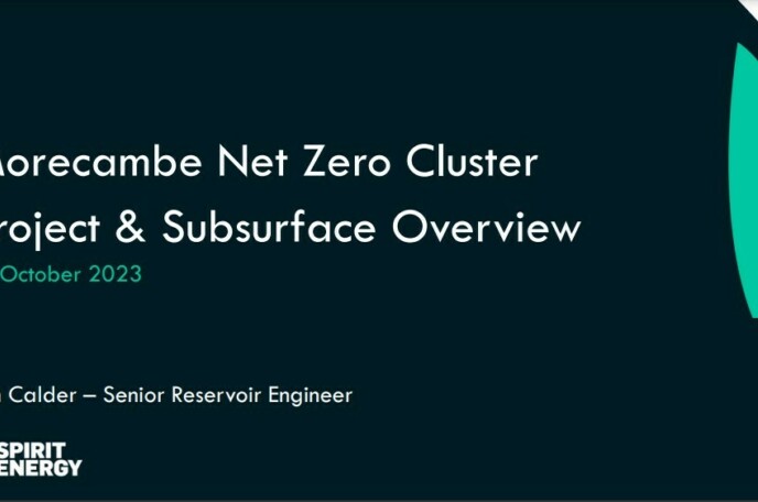 Morecambe Net Zero Cluster Project & Subsurface Overview