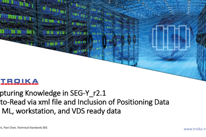 Capturing Knowledge in SEG-Y_r2.1  Auto-Read via xml file and Inclusion of Positioning Data  AI, ML, workstation, and VDS ready data