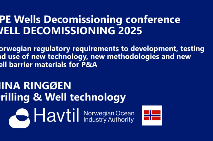 Norwegian regulatory requirements to development, testing  and use of new technology, new methodologies and new  well barrier materials for P&A