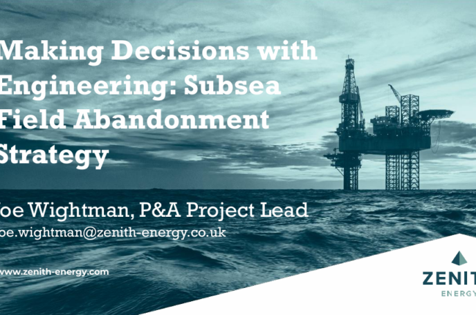 Making Decisions with Engineering: Subsea Field Abandonment Strategy