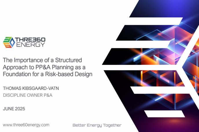 The Importance of a Structured  Approach to PP&A Planning as a  Foundation for a Risk-based Design