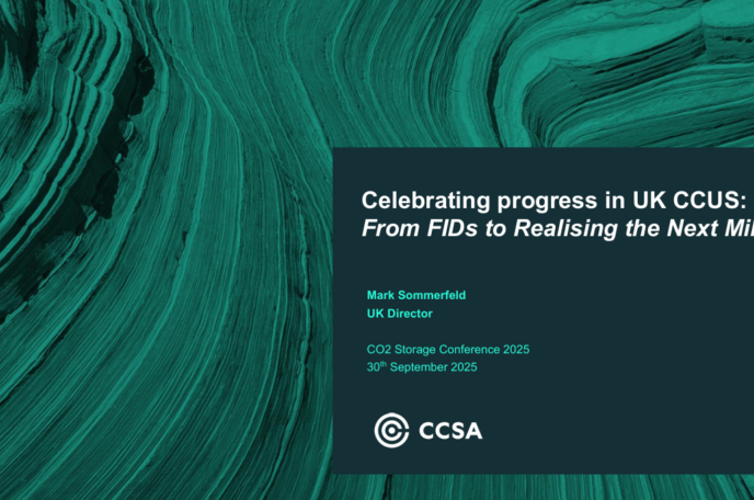 Celebrating progress in UK CCUS:  From FIDs to Realising the Next Milestones