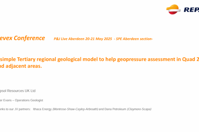 A simple Tertiary regional geological model to help geopressure assessment in Quad 22  and adjacent areas