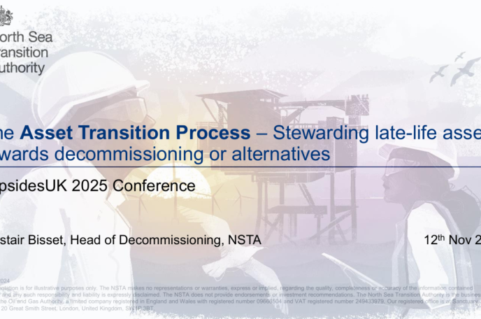 The Asset Transition Process – Stewarding late-life assets towards decommissioning or alternatives