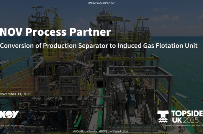 Conversion of Production Separator to Induced Gas Flotation Unit