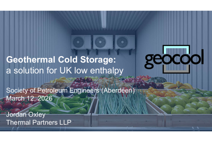 Geothermal Cold Storage: a solution for UK low enthalpy