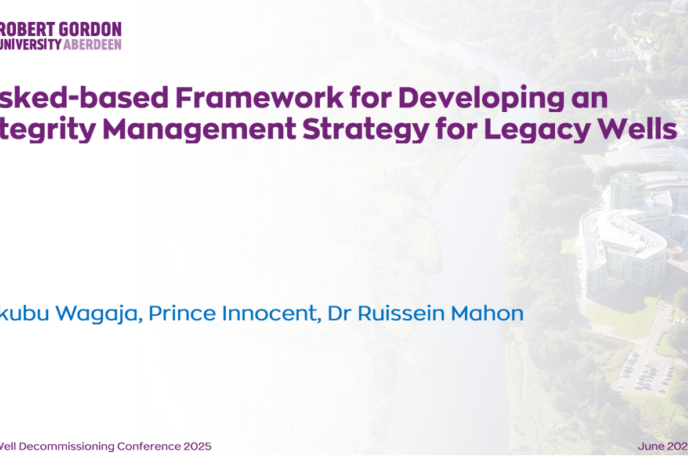 Risked based Framework for Developing an Integrity Management Strategy for Legacy Wells