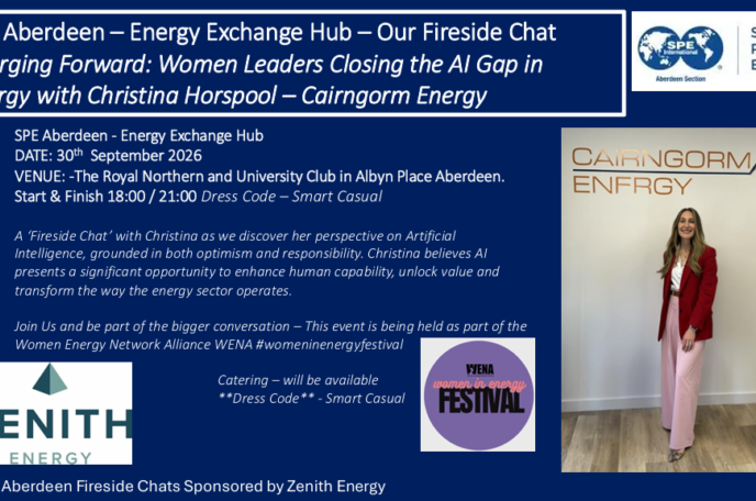 SPE Aberdeen Energy Exchange Hub - Fireside Chat - Charging Forward: Women Leaders Closing the AI Gap in Energy with Christina Horspool - Cairngorm Energy.