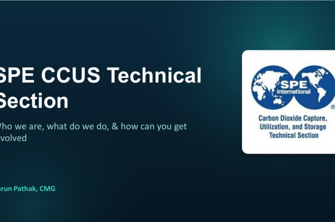 SPE CCUS Technical  Section: Who we are, what do we do, & how can you get involved