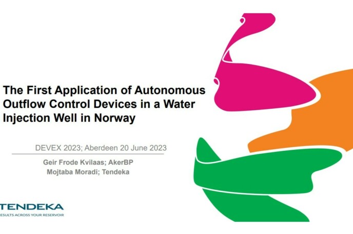 The first application of autonomous outflow control devices in a water injection well in Norway