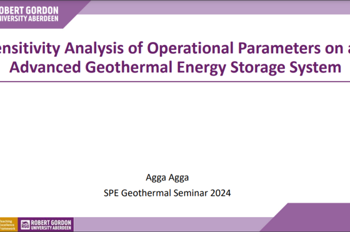 Sensitivity Analysis of Operational Parameters on an Advanced Geothermal Energy Storage System