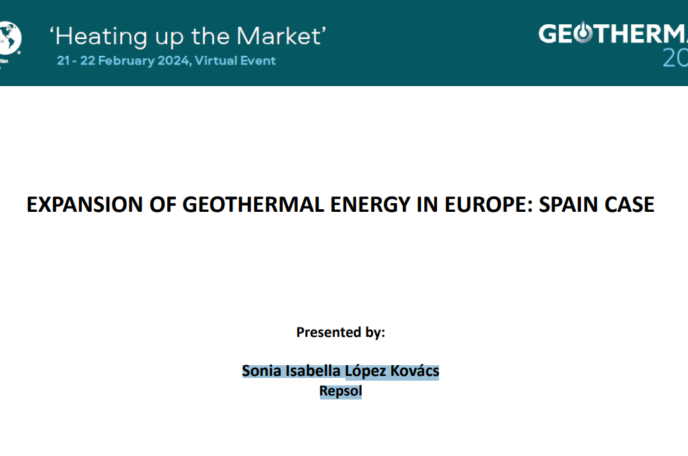 EXPANSION OF GEOTHERMAL ENERGY IN EUROPE: SPAIN CASE