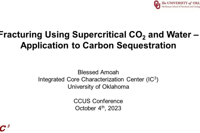 Day 2 - Fracturing using supercritical CO2 and Water application to carbon sequestration - University of Oklahoma
