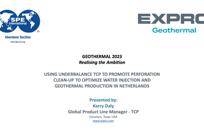 Using Underbalance TCP to Promote Perforation Clean-up to Optimize Water Injection and Geothermal Production in the Netherlands