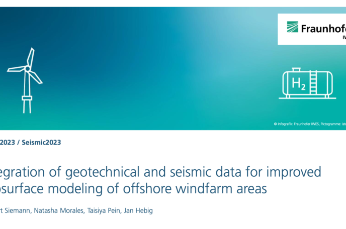 Integration of geotechnical and seismic data for improved subsurface modeling of offshore windfarm areas