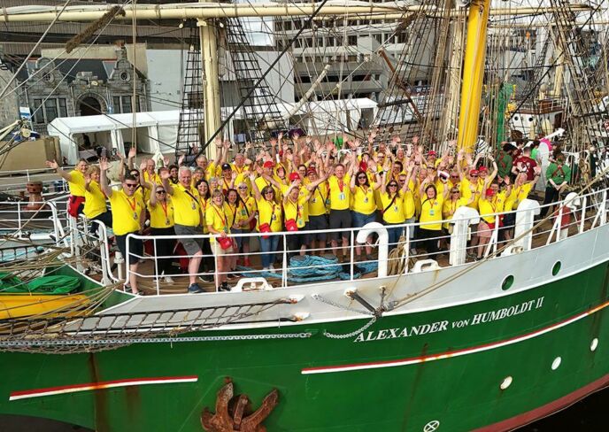 SPE board members volunteering at Tall Ships 2025
