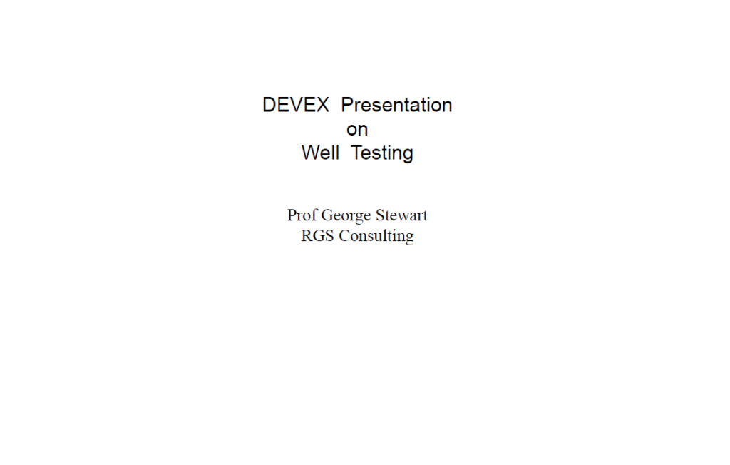 devex-workshop_well-testing_ii